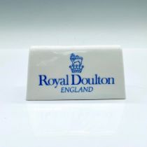 Royal Doulton Porcelain Dealer Display Plaque