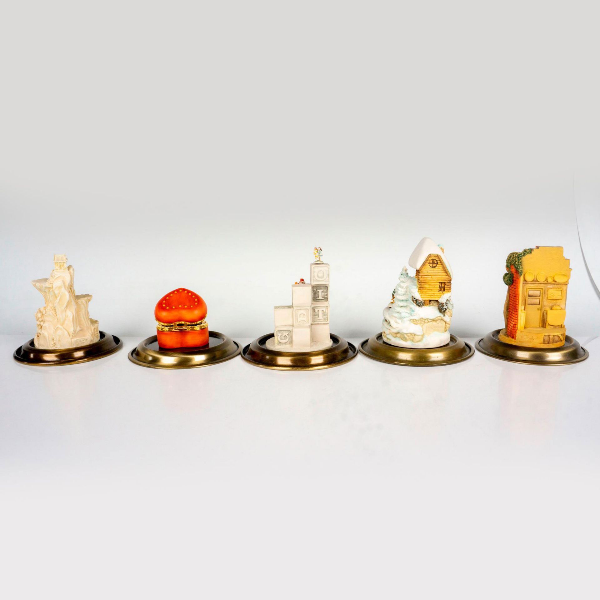 17pc Goebel Olszewski Miniatures, Globe Vignettes - Bild 3 aus 5