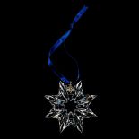 Swarovski Crystal Christmas Ornament, Snowflake 2003