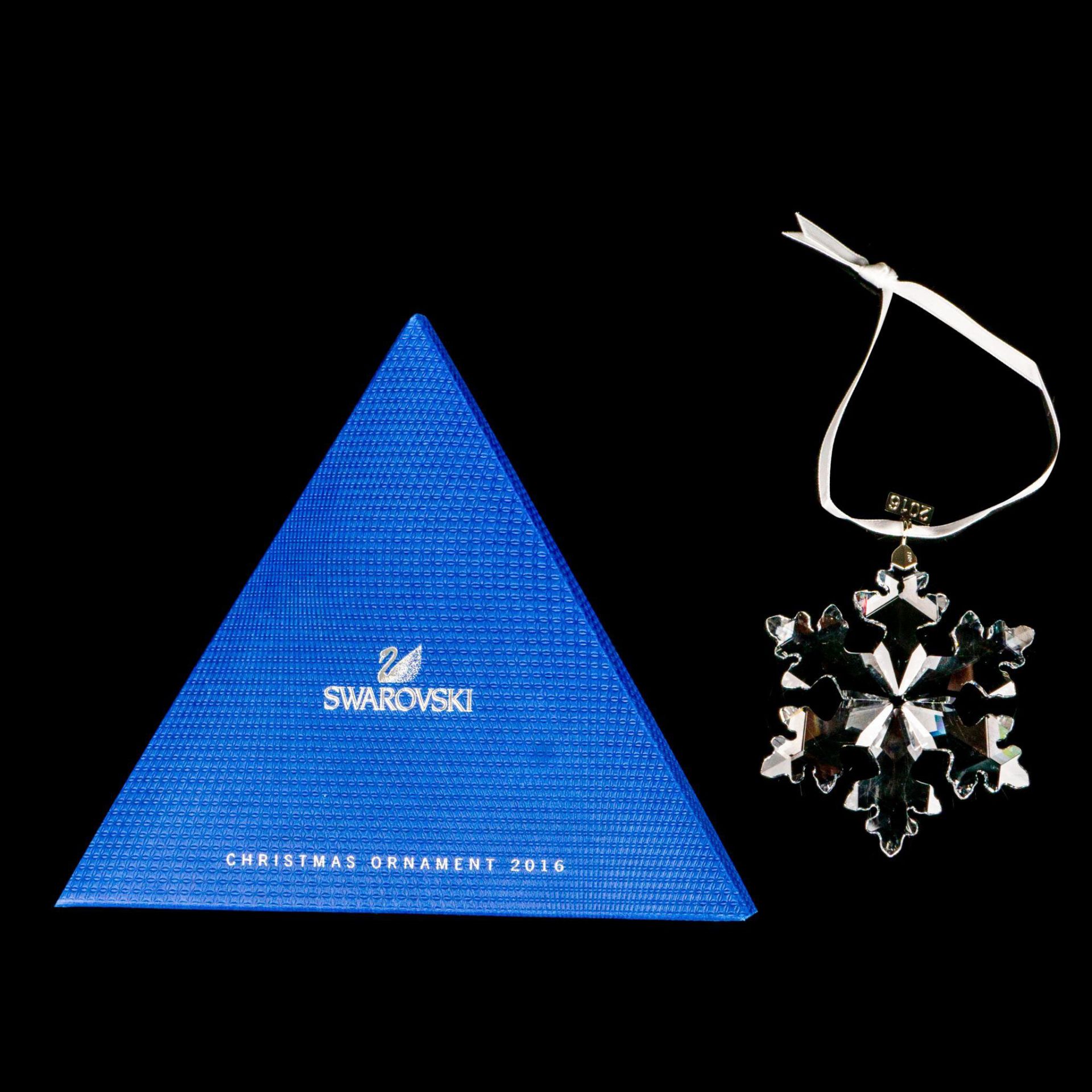 Swarovski Crystal Christmas Ornament, Snowflake 2016 - Image 3 of 3