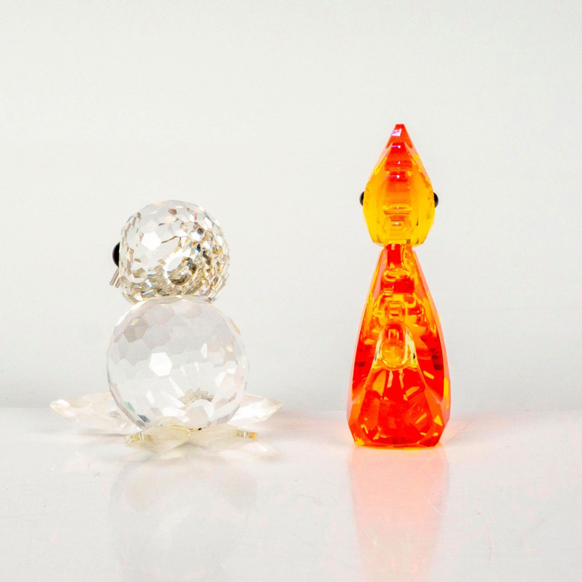 2pc Swarovski Crystal Figurines - Bild 2 aus 3