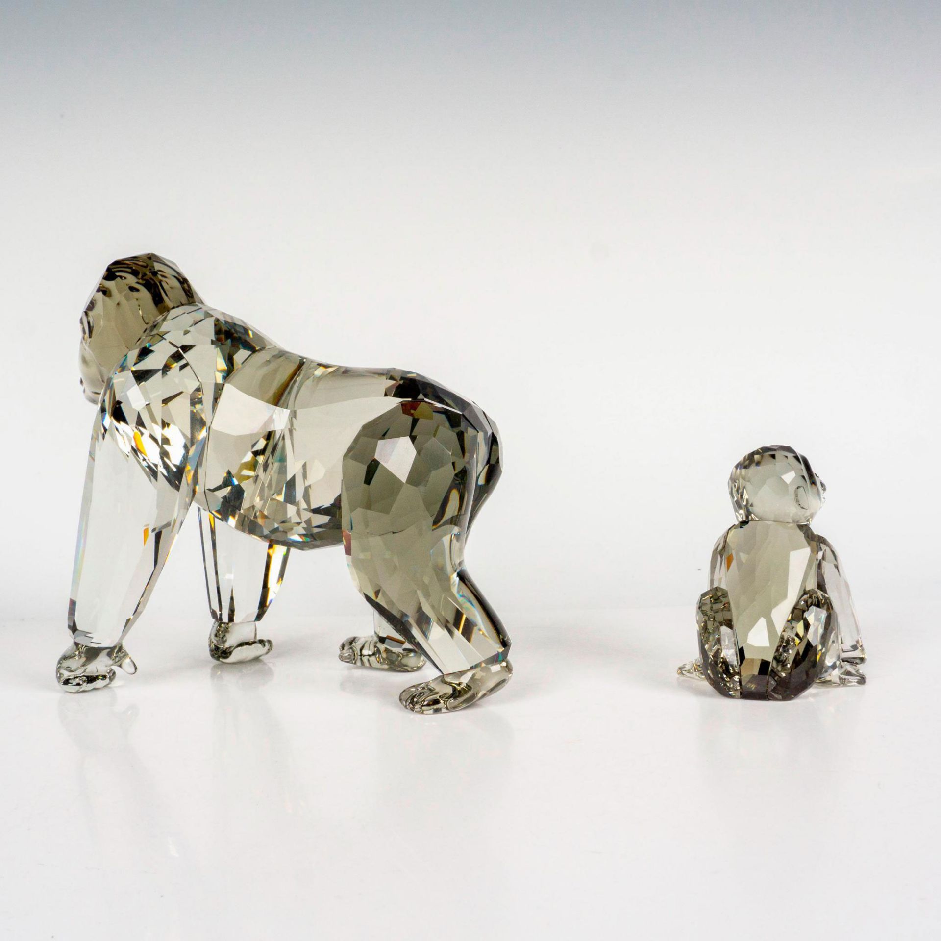 Swarovski Crystal Society Figurine, Gorillas - Image 2 of 4