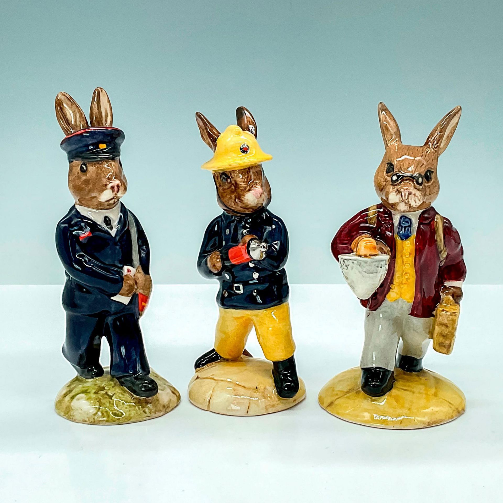 3pc Royal Doulton Bunnykins, Professional Figurines