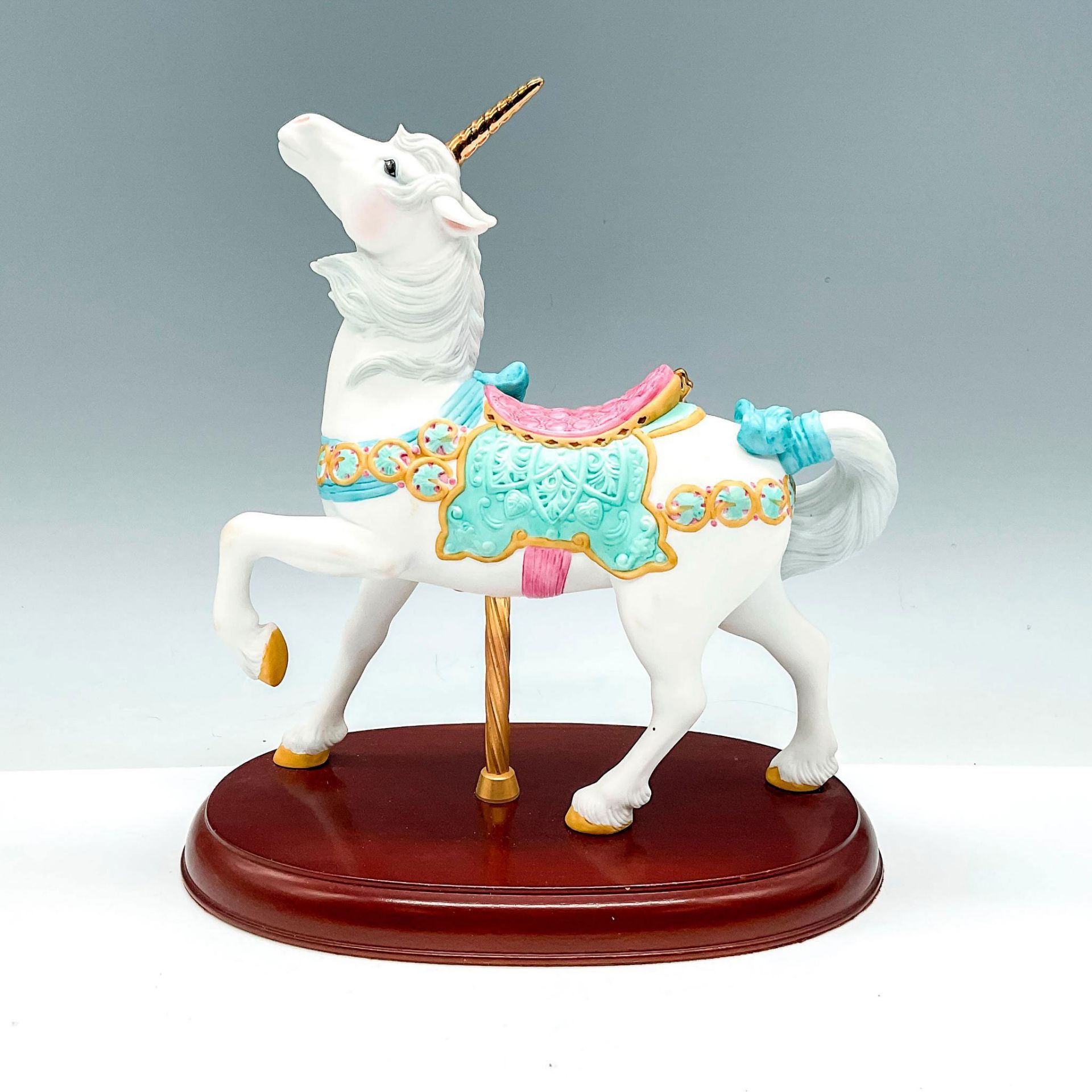 Vintage Lenox Porcelain Figurine, Carousel Unicorn - Bild 2 aus 3