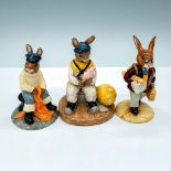 3pc Royal Doulton Bunnykins, Old Time Fishermen Figurines