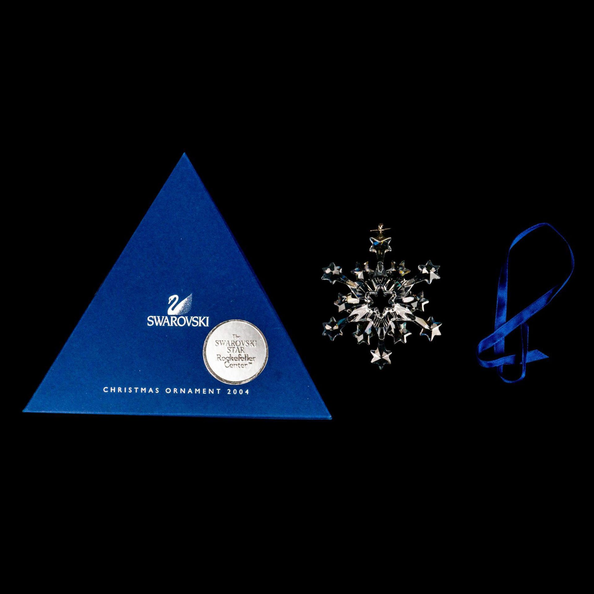 Swarovski Crystal Christmas Ornament, Snowflake 2004 - Image 3 of 3