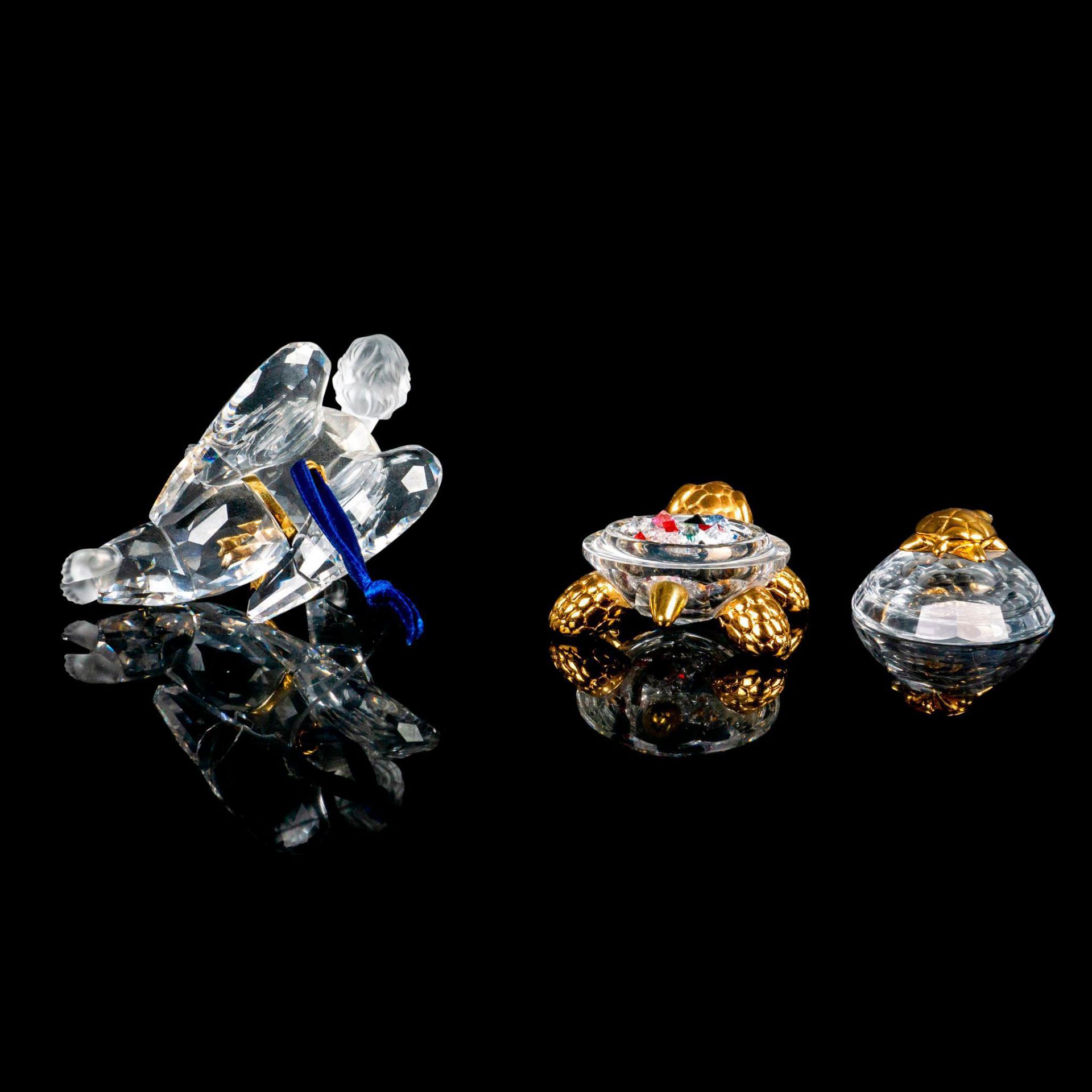 2pc Swarovski Crystal Ornament + Jewel Box - Image 2 of 3
