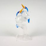Swarovski Silver Crystal Figurine, Malachite Kingfishers