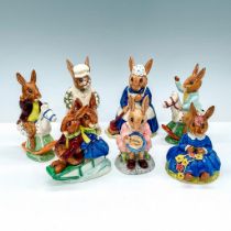 7pc Royal Doulton Bunnykins, Children and Nannies