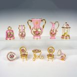 10pc Limoges Doll House Collectibles