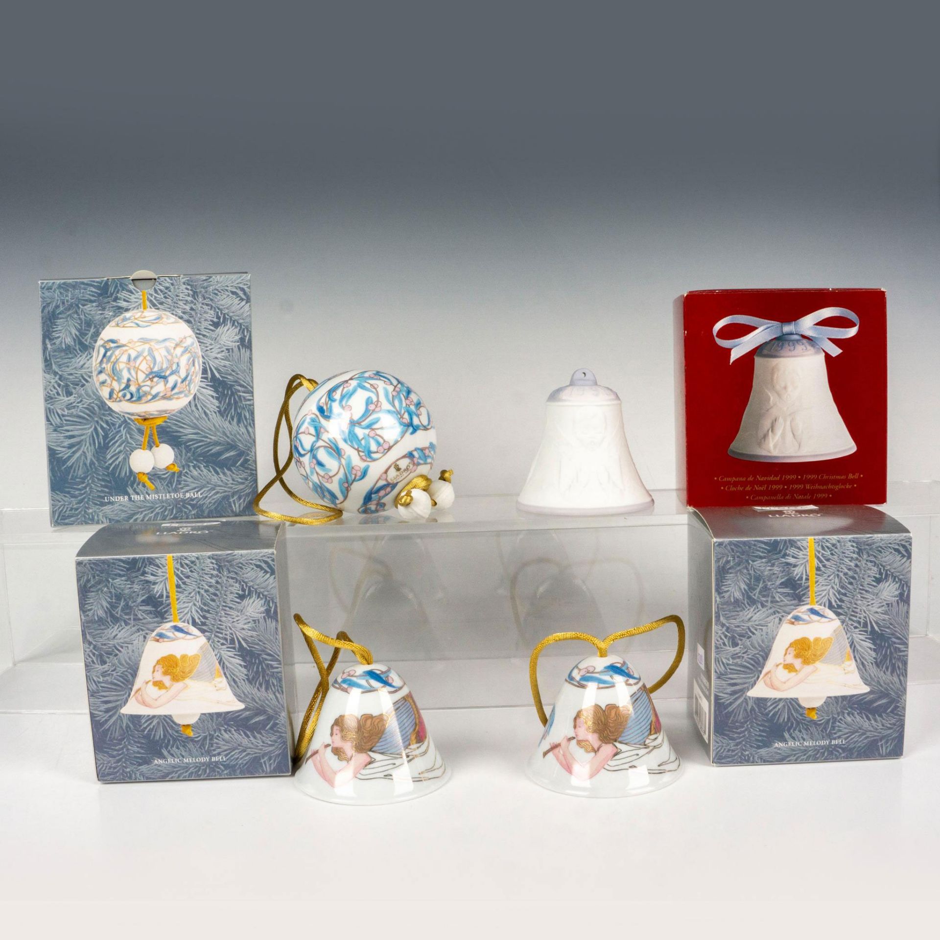 4pc Lladro Porcelain Collectible Ornaments - Bild 4 aus 4