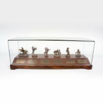 8pc Goebel Olszewski Miniatures, American Frontier