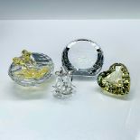 4pc Swarovski Crystal Figurine Grouping