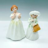 2pc Royal Doulton Figurines, Catherine & Almost Grown