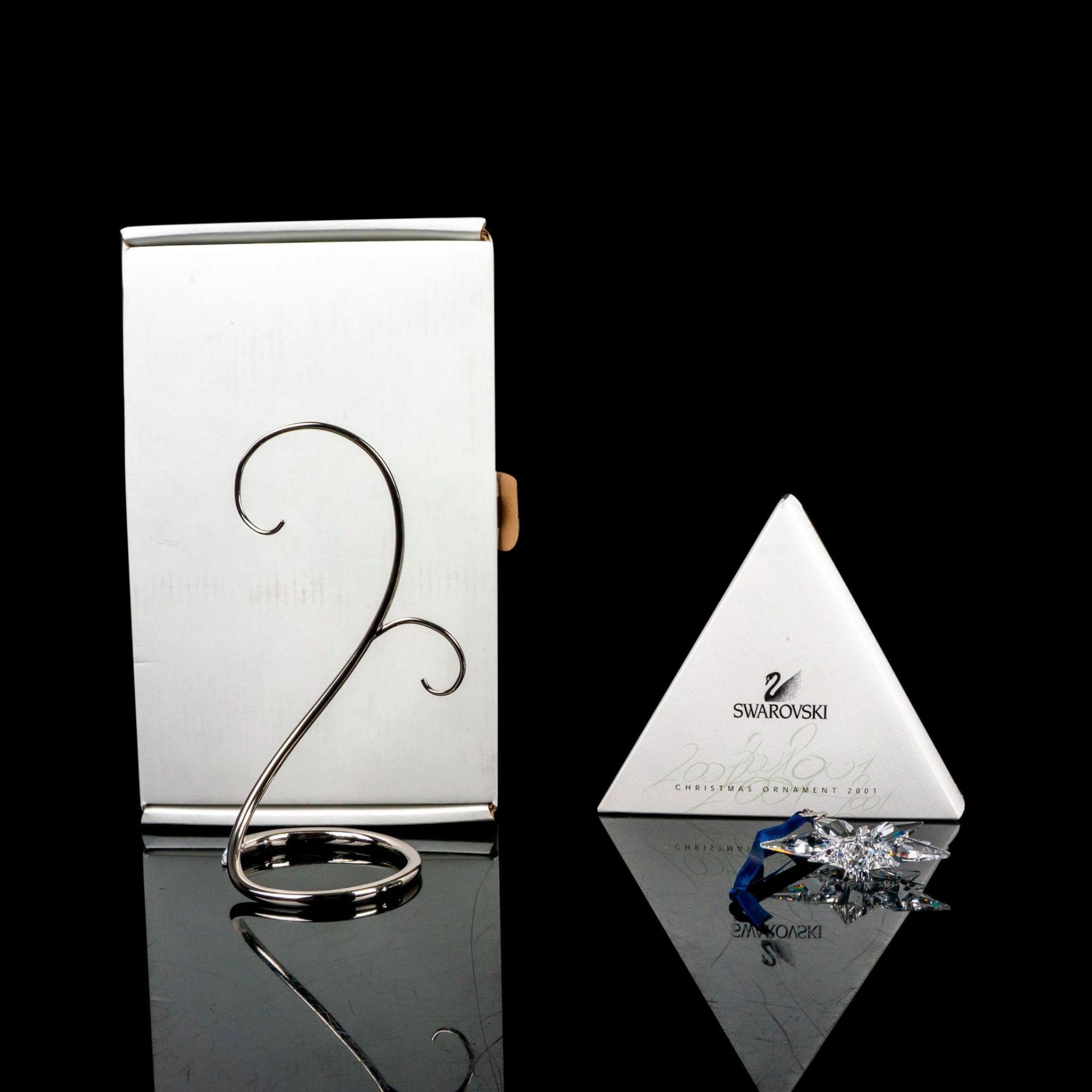 Swarovski Crystal Christmas Ornament 2001 with Stand - Bild 3 aus 3