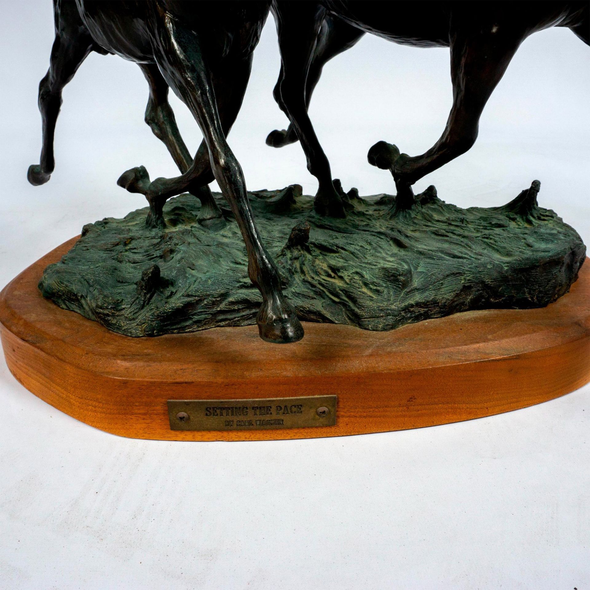 Carl Wagner (American, 1938-2011) Bronze Sculptured, Signed - Bild 2 aus 3