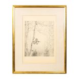 Walter E. Bohl (1907-1990) Etching Print on Paper, Signed