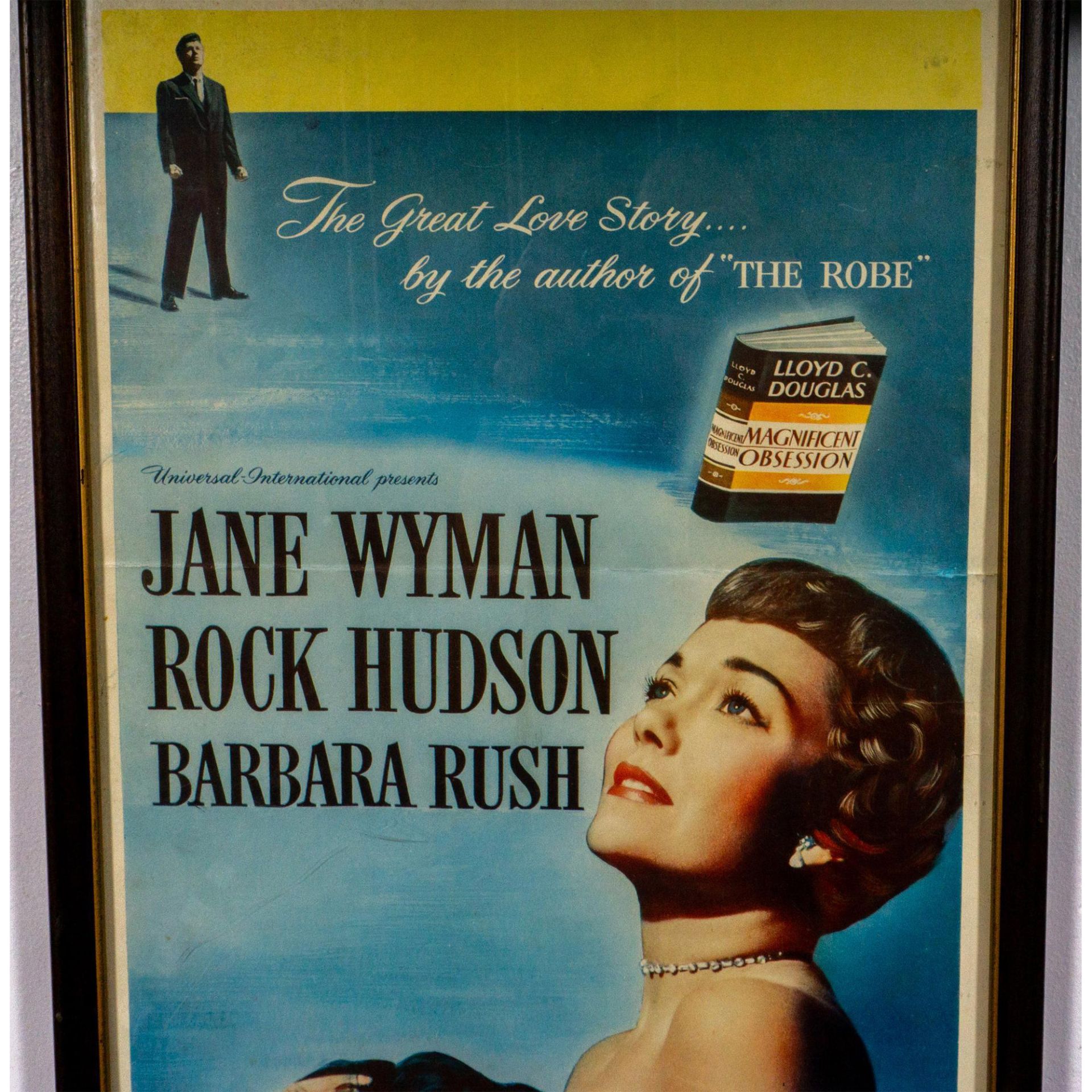 Original Movie Poster Lithograph, Magnificent Obsession - Image 4 of 5