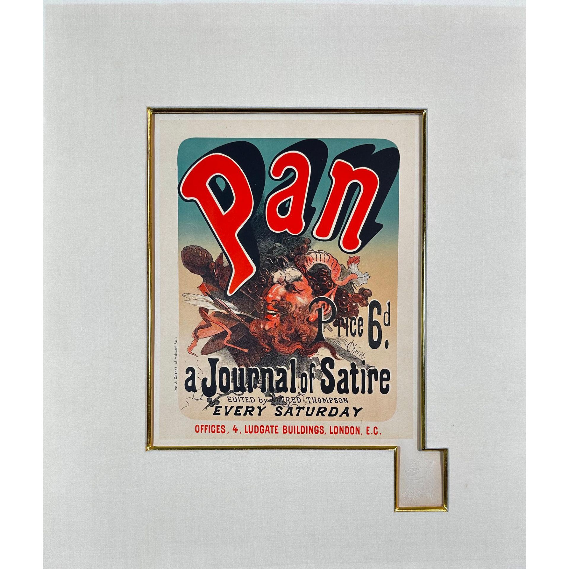 Pan, A Journal Of Satire, lithograph - Bild 3 aus 5
