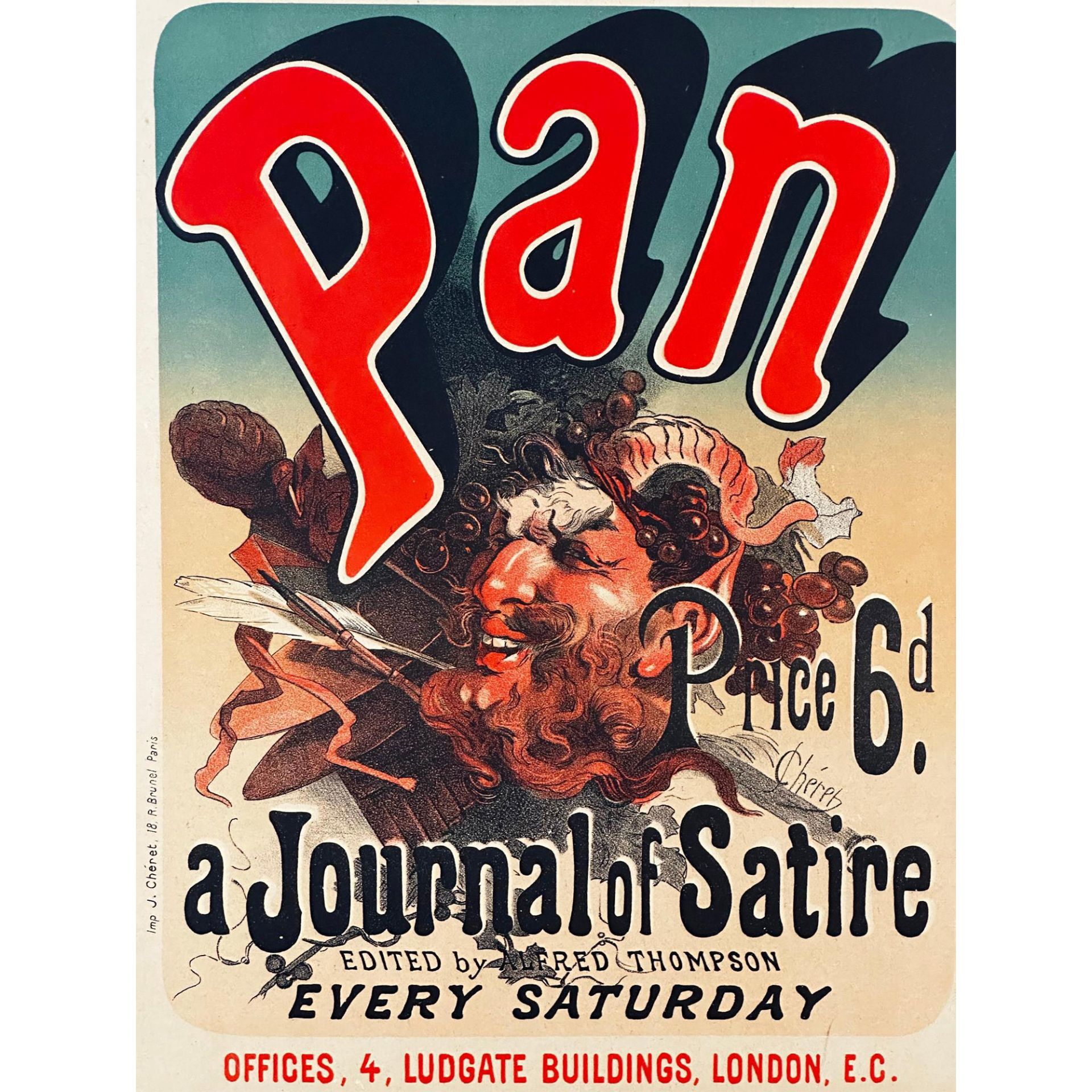 Pan, A Journal Of Satire, lithograph