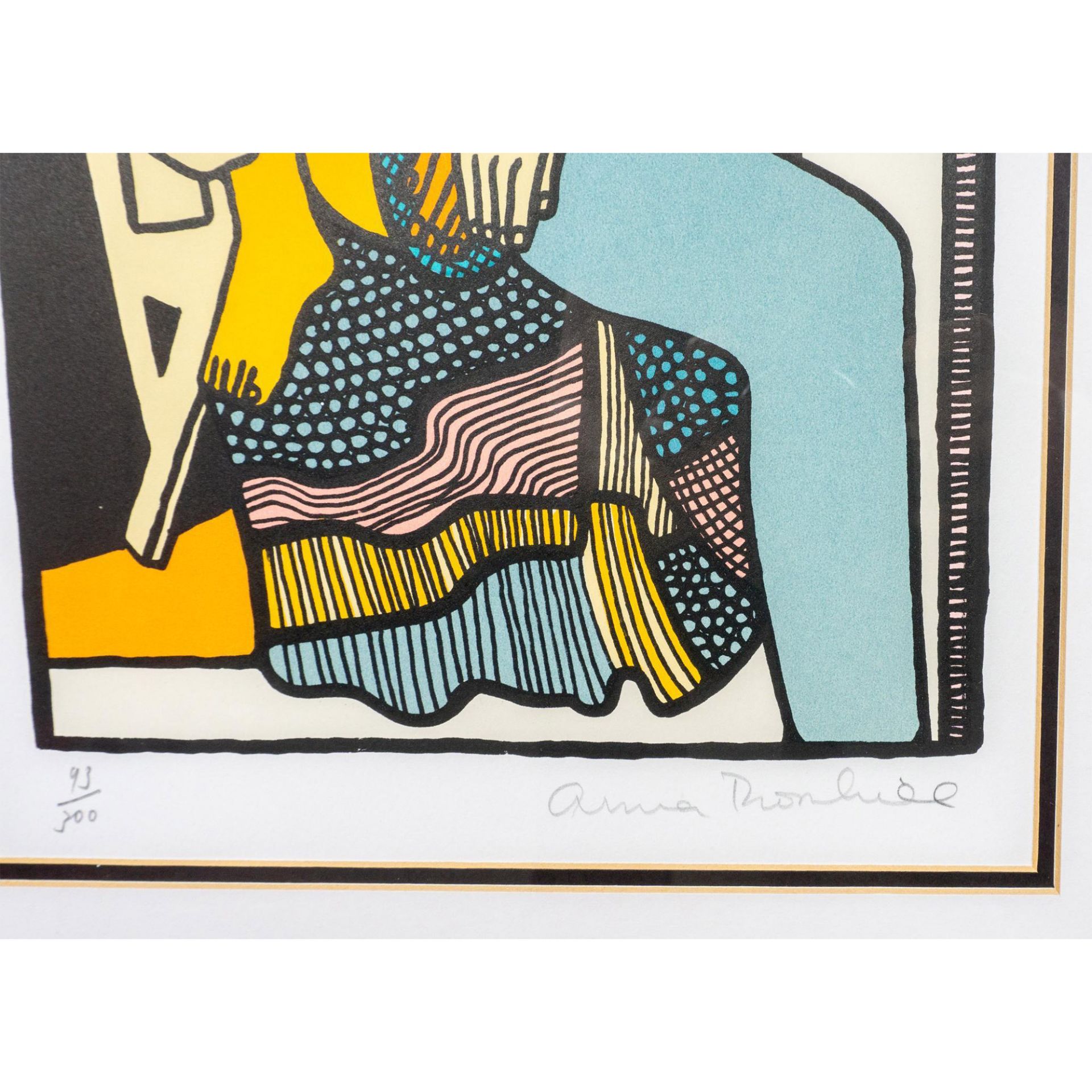 Anna Thornhill, Color Serigraph on Deluxe Paper, Untitled I - Image 3 of 7