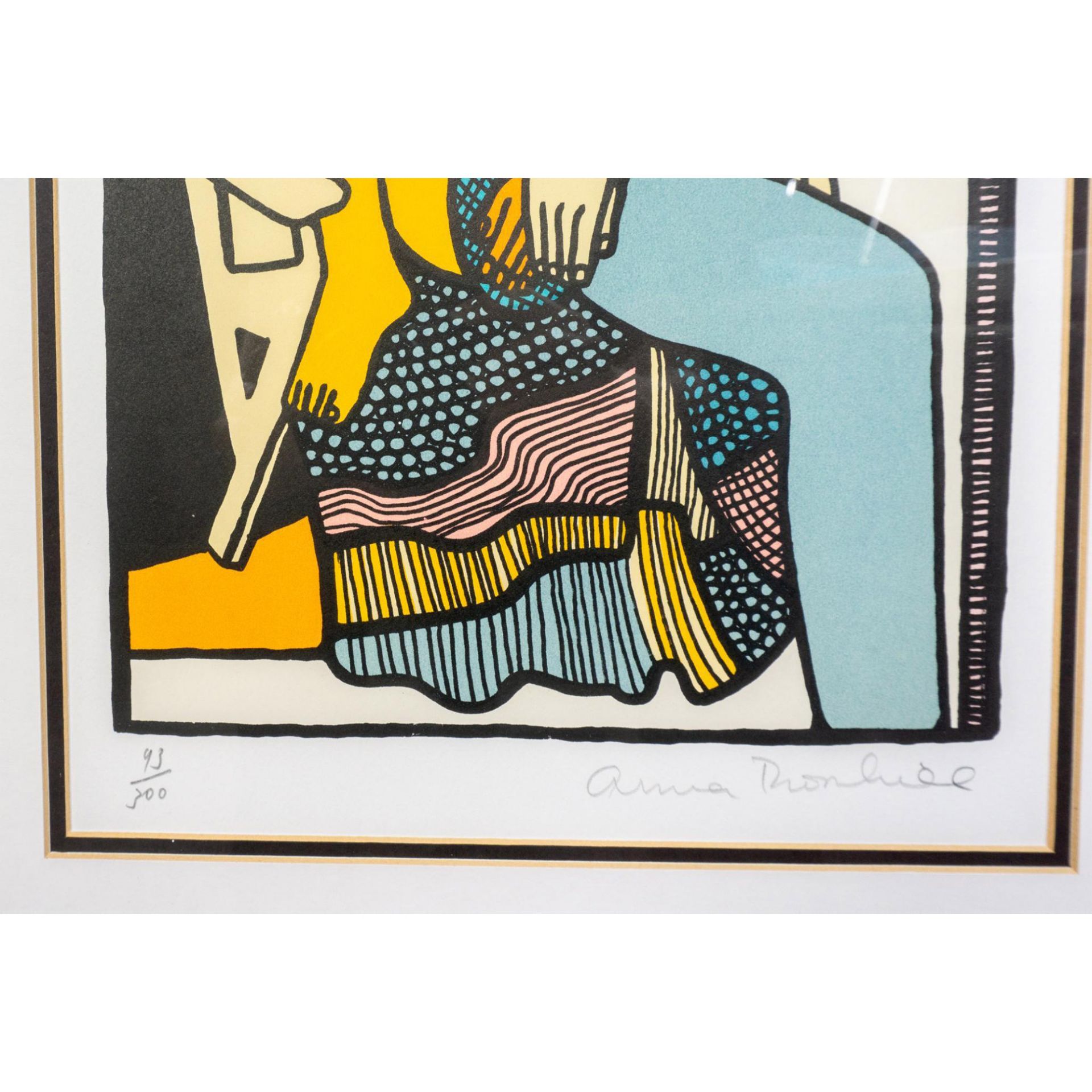 Anna Thornhill, Color Serigraph on Deluxe Paper, Untitled I - Image 4 of 7