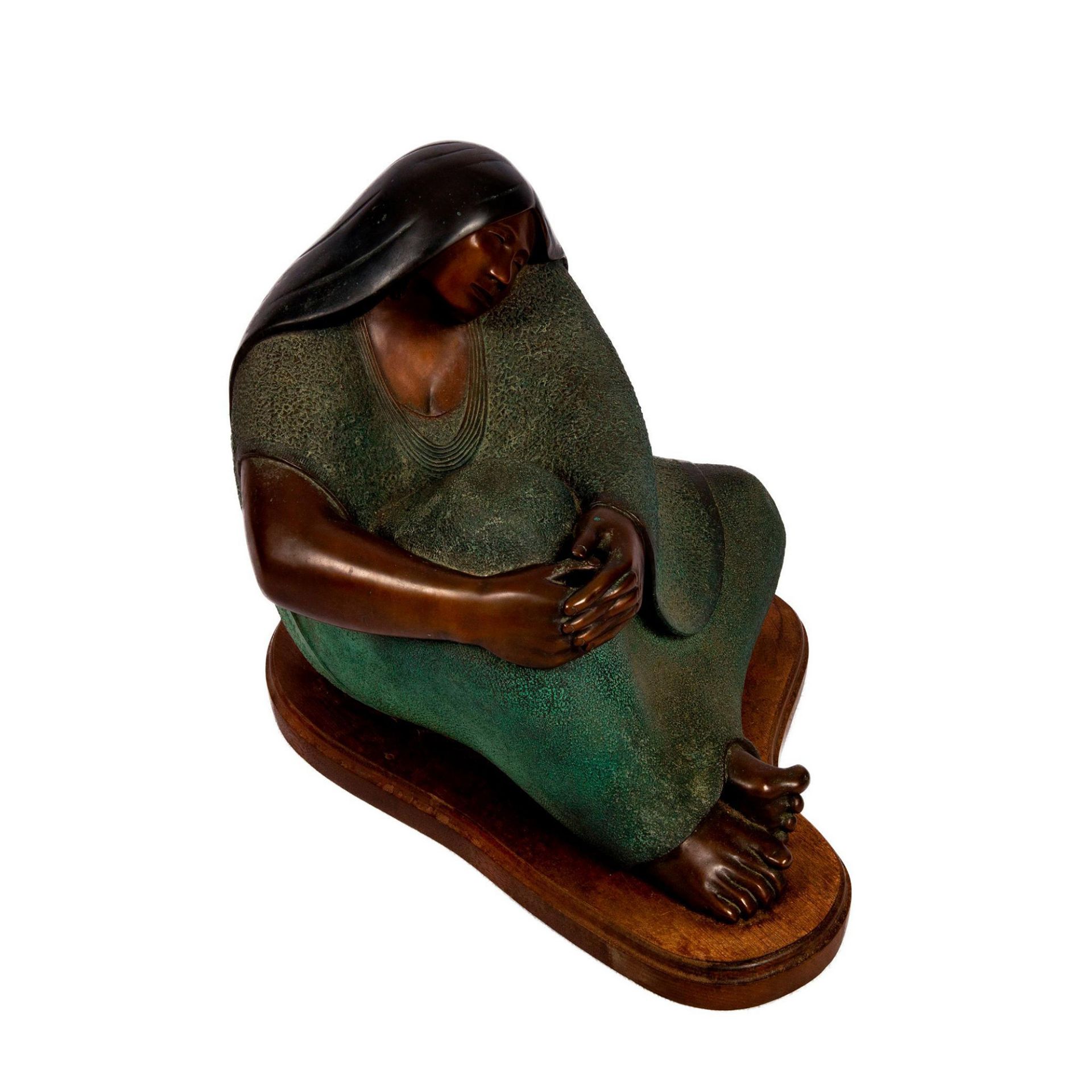 Craig D. Goseyun (American b. 1960) Bronze Sculpture - Bild 2 aus 4