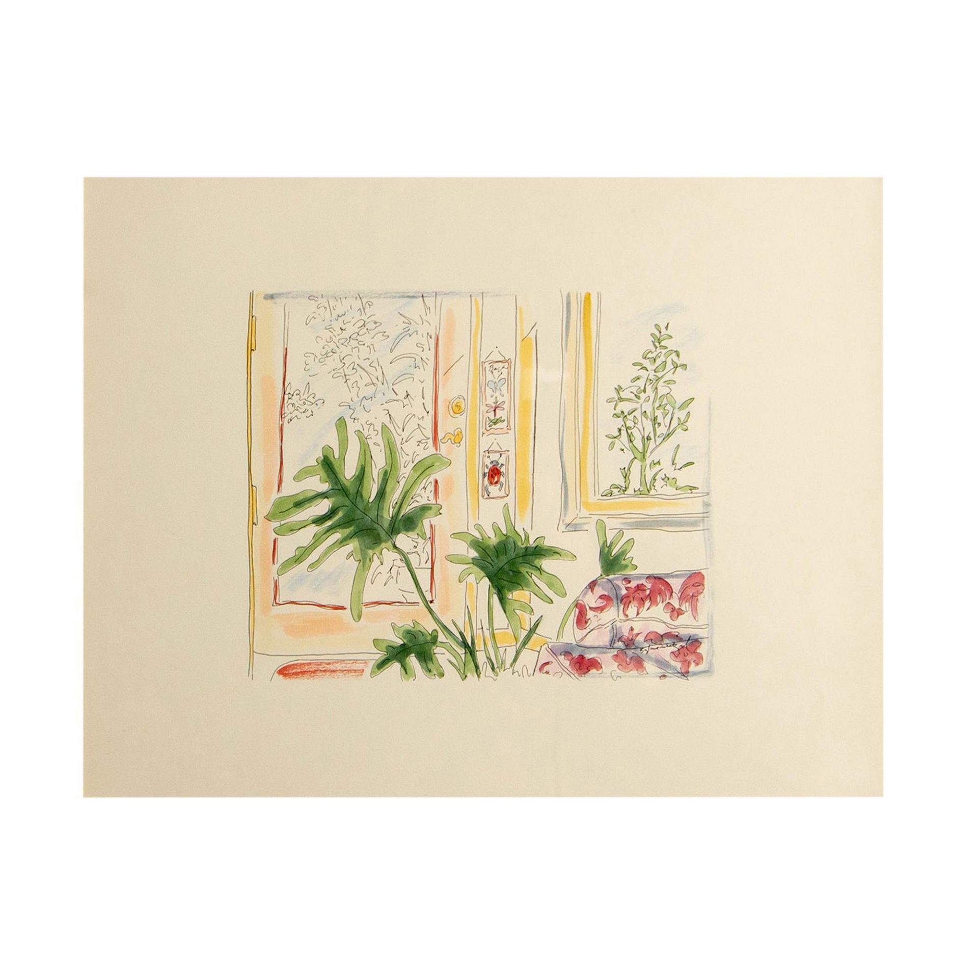 Indoor Scene Lithograph, Still Life - Image 2 of 4