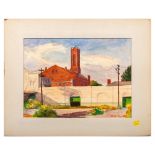 Ralph Sowell (American) Watercolor on Paper, Signed