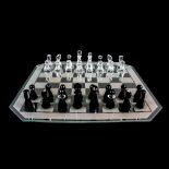 Swarovski Silver Crystal Chess Set