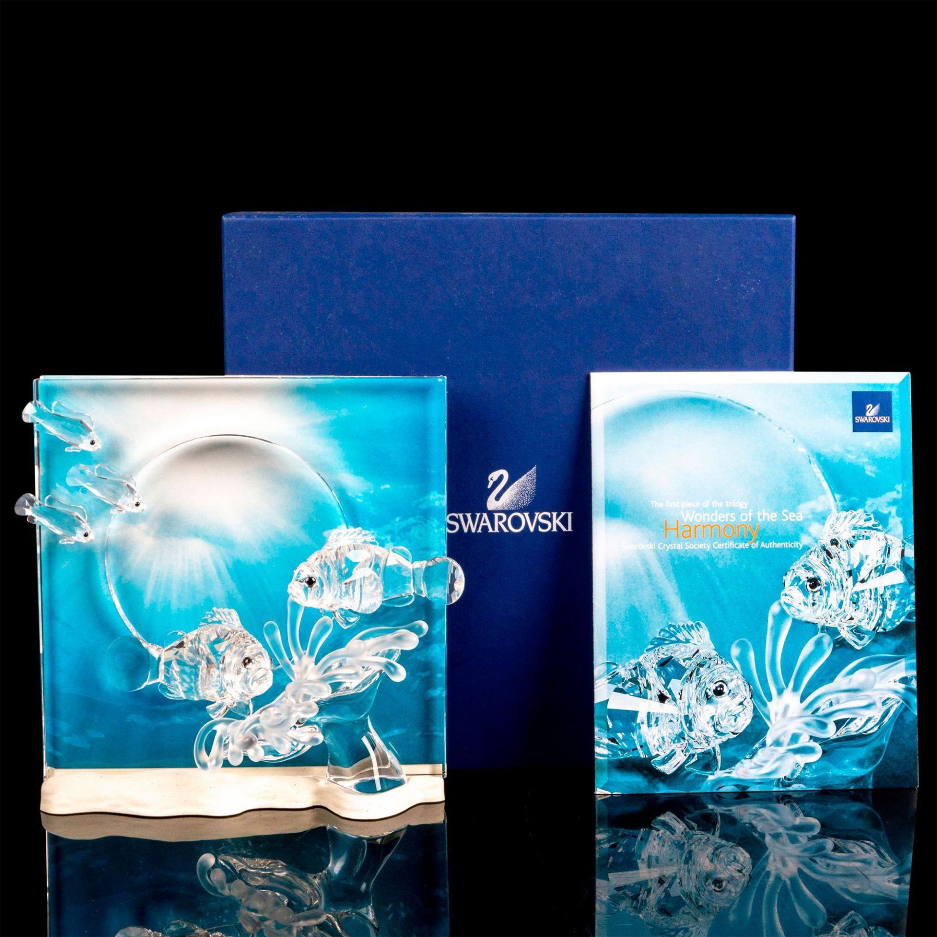 2pc Swarovski Crystal Figurine Harmony - Image 3 of 3