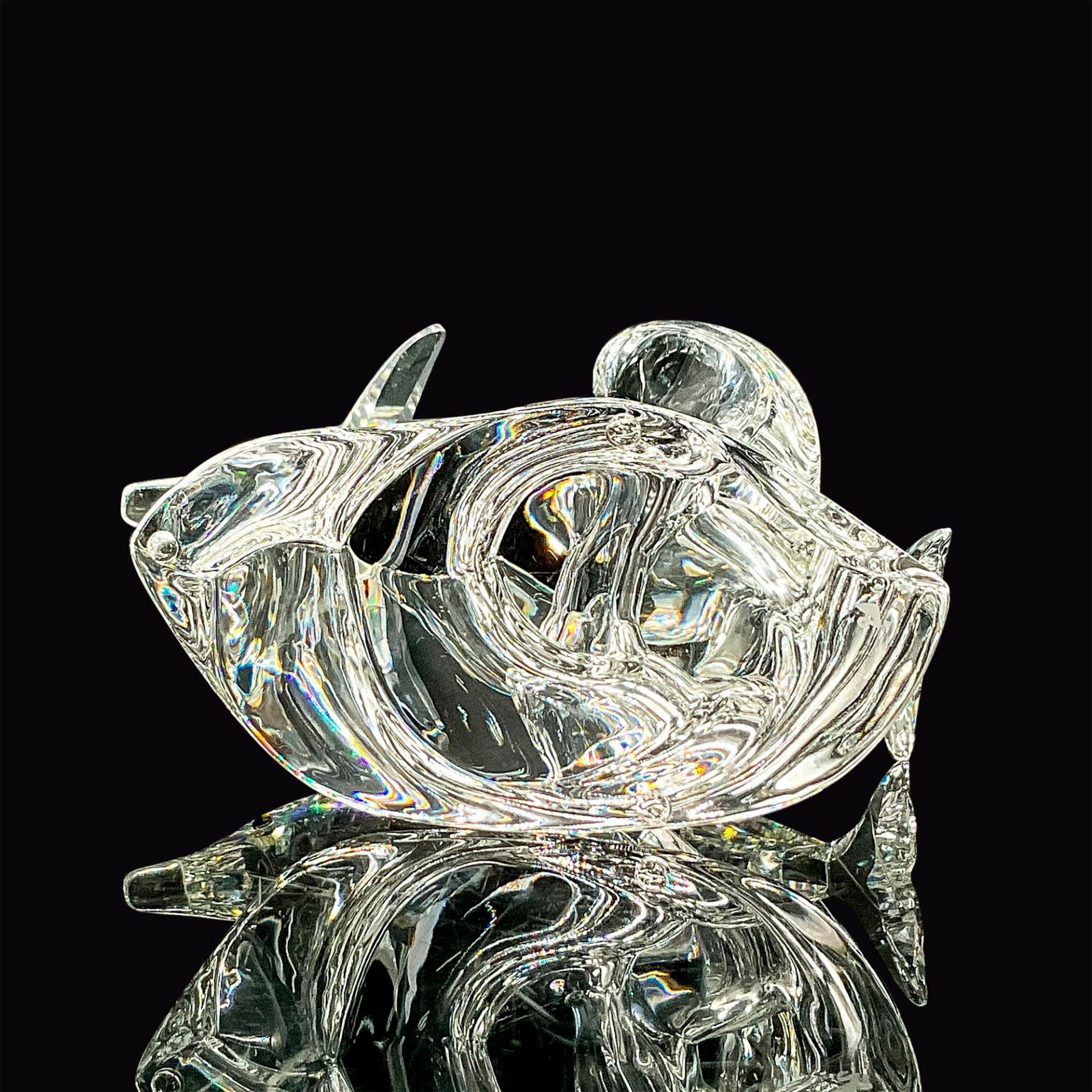 Swarovski Silver Crystal Figurine, Dolphin On A Wave - Image 3 of 4