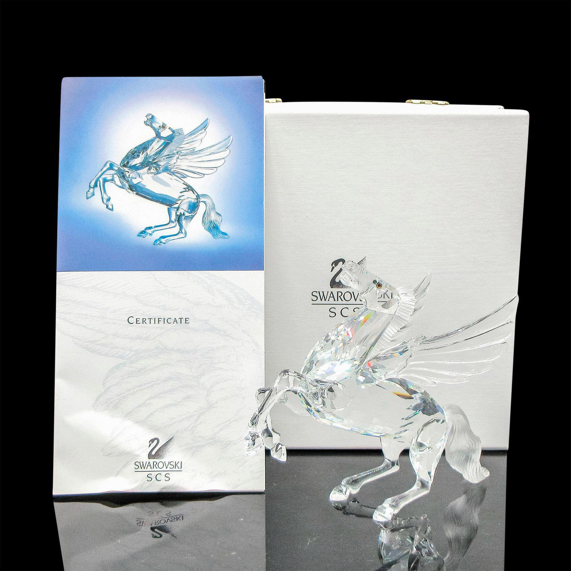 Swarovski Silver Crystal Figurine, The Pegasus - Image 4 of 4