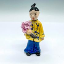 Rare Herend Porcelain Chinese Boy Figurine