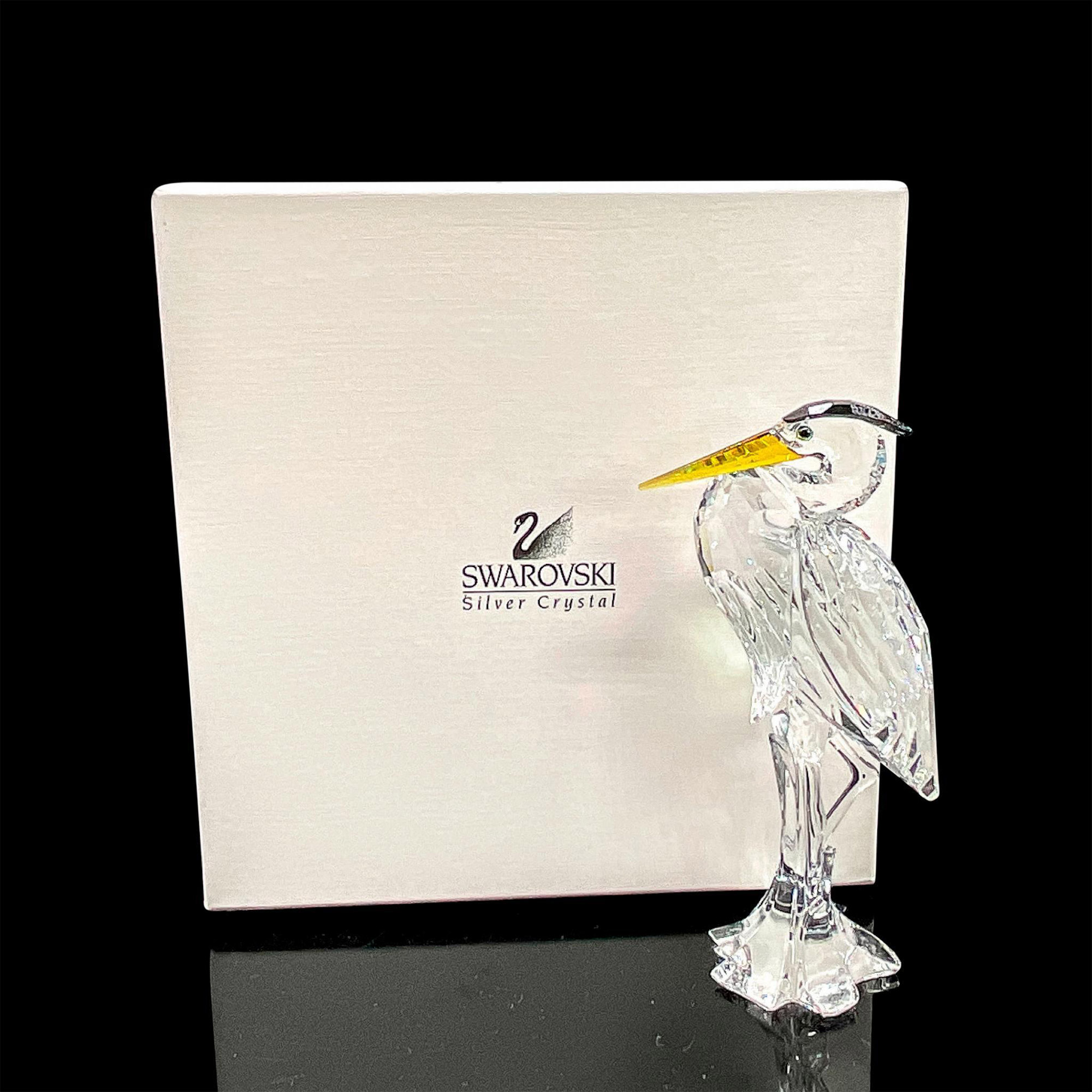 Swarovski Crystal Figurine, Silver Heron - Image 2 of 4