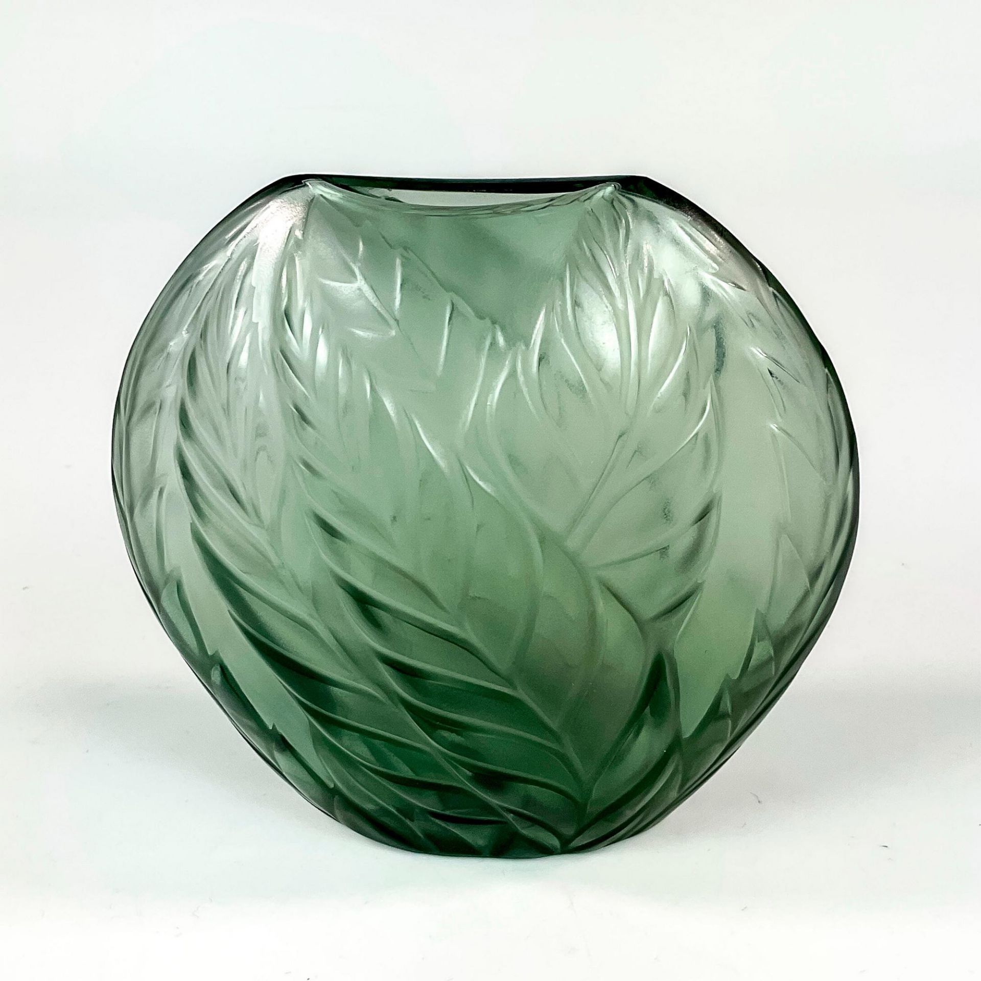 Lalique Crystal Vase, Filicaria - Bild 2 aus 3