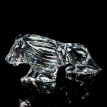 Baccarat Crystal Figurine, Lion