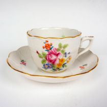 2pc Herend Demitasse Cup and Saucer Set, Queen Victoria