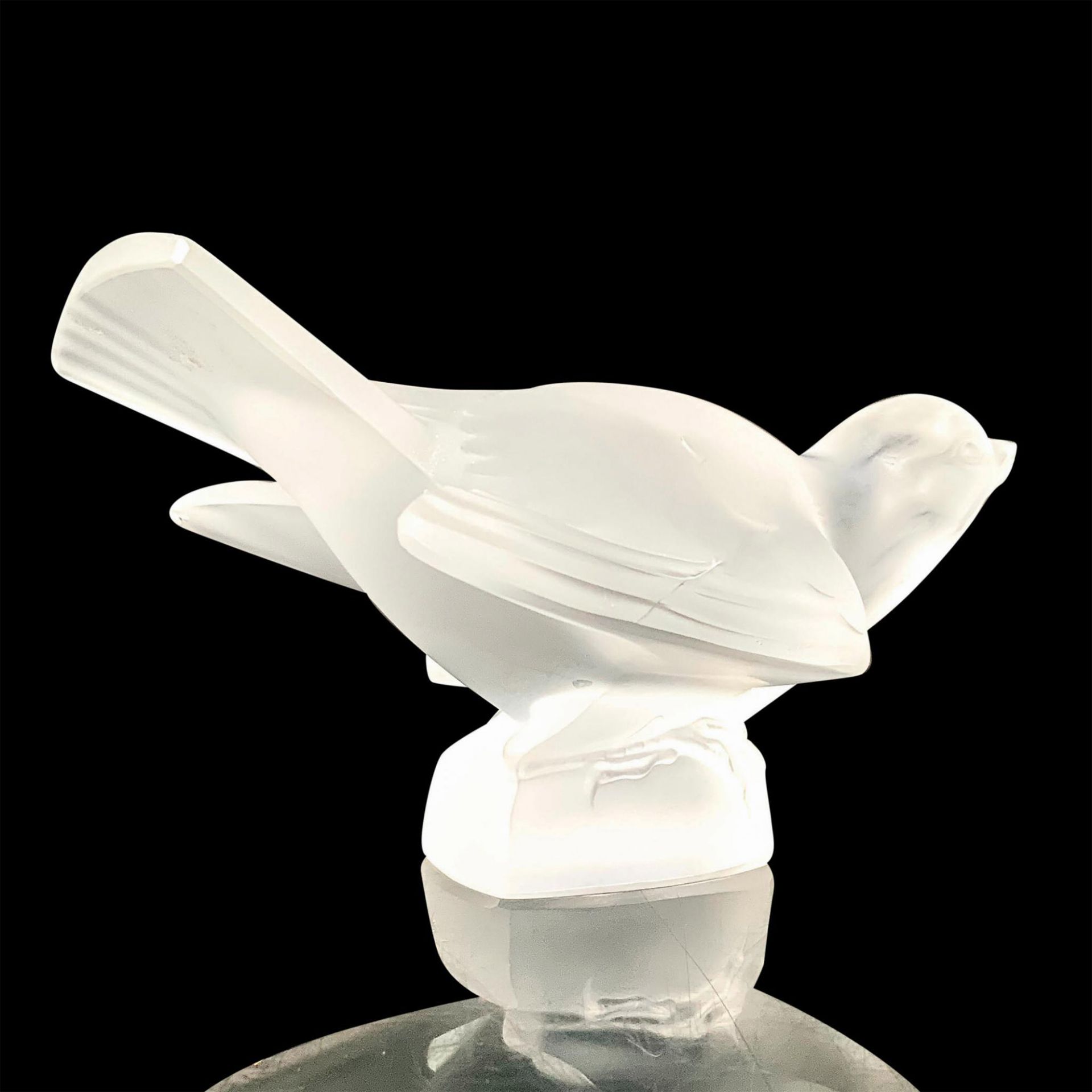 Lalique Crystal Wings Out Sparrow Figure - Bild 2 aus 3