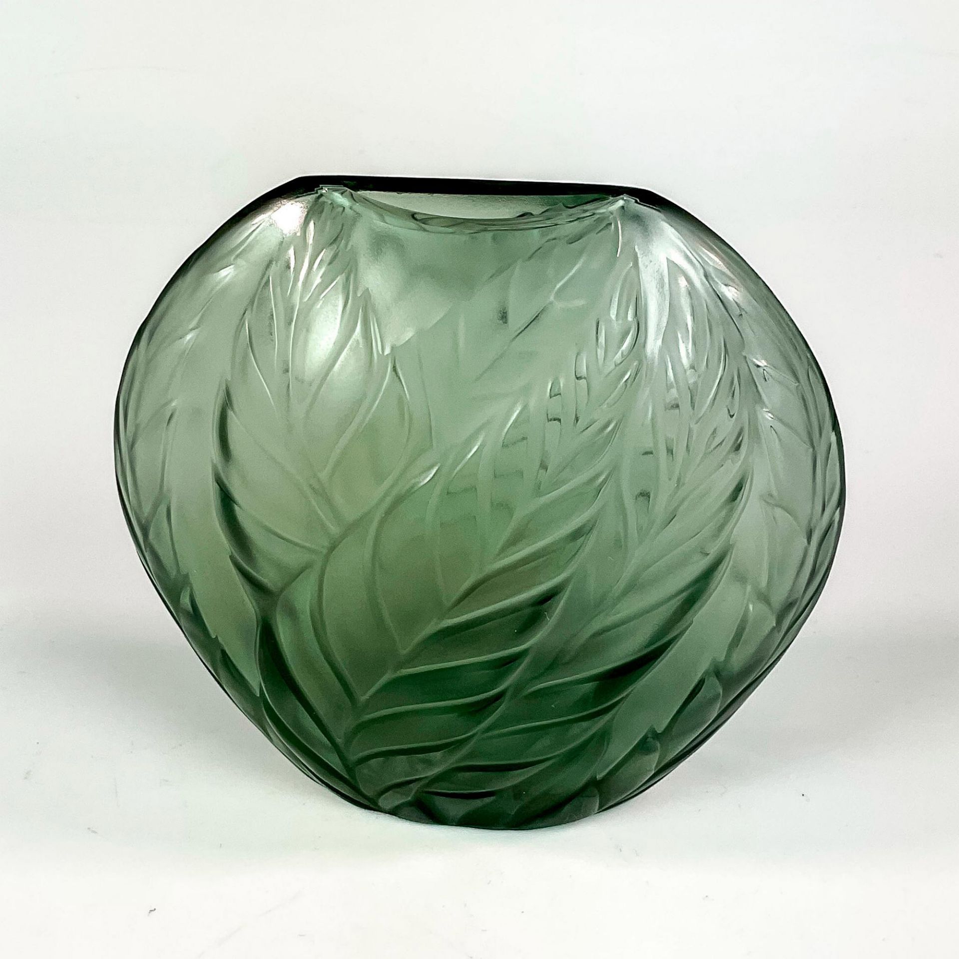 Lalique Crystal Vase, Filicaria