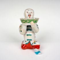 Herend Porcelain Salt Cellar, Chinese Kneeling Man