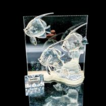 2pc Swarovski Wonders of the Sea Figure, Community + Plaque