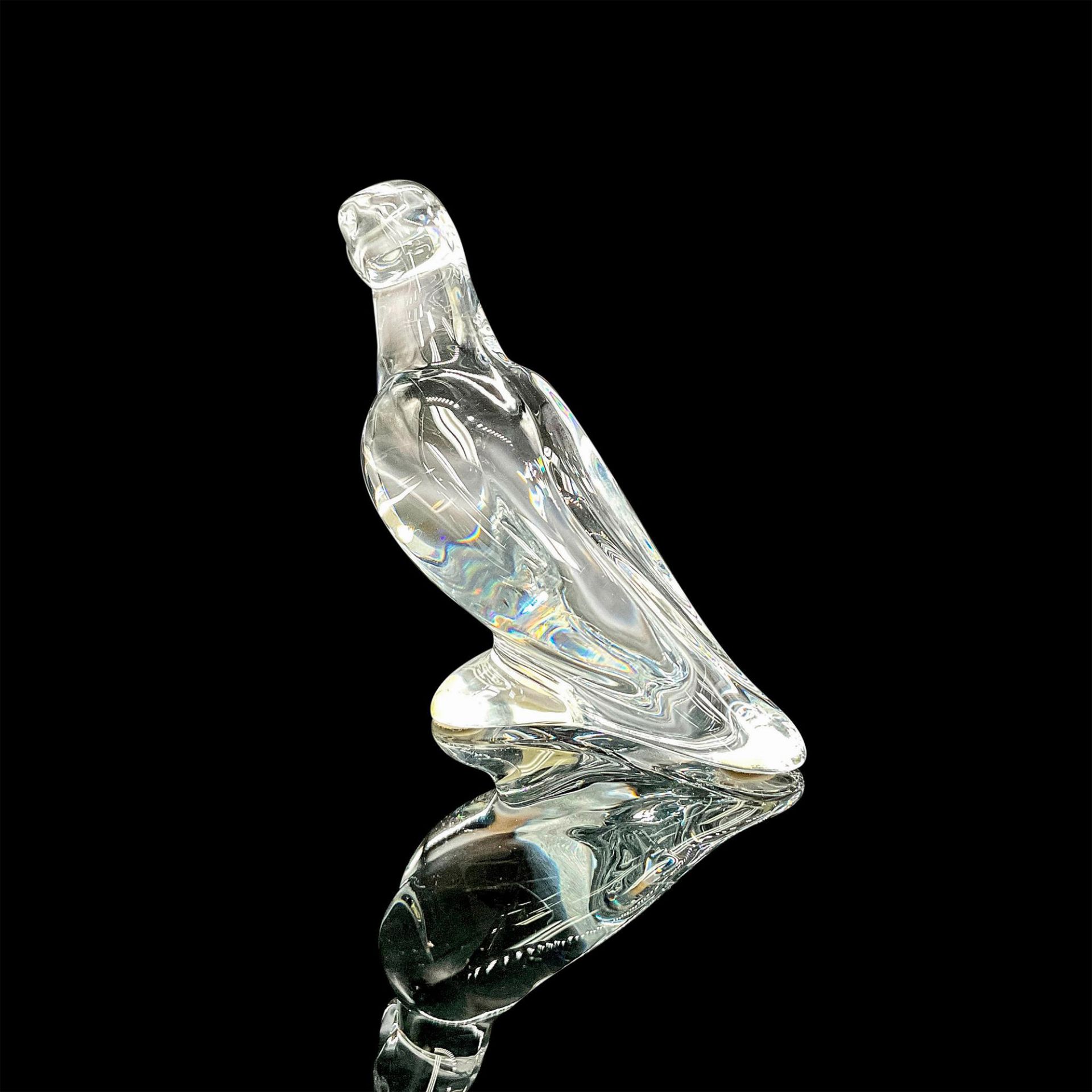 Baccarat Crystal Figurine, Parrot - Image 2 of 4