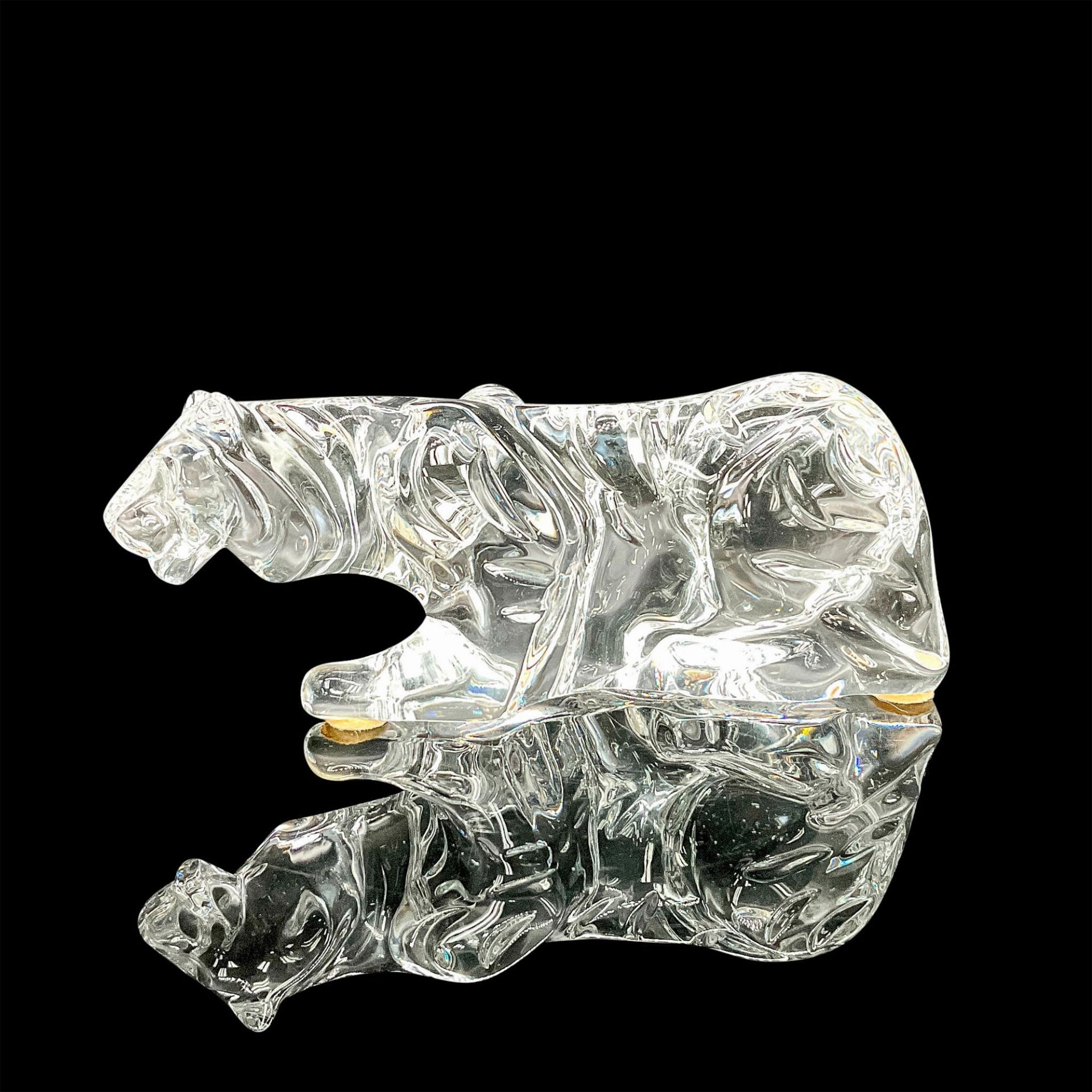 Baccarat Crystal Figurine, Tiger