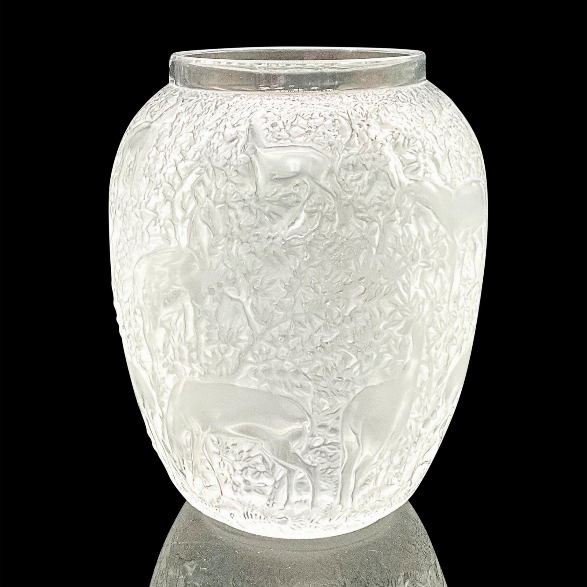 Lalique Crystal Vase, Biches - Image 2 of 3