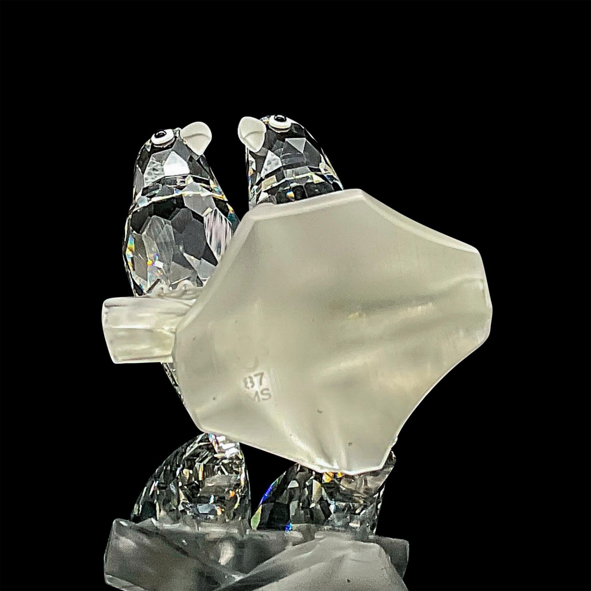 Swarovski Crystal Figurine, Lovebirds - Image 3 of 3