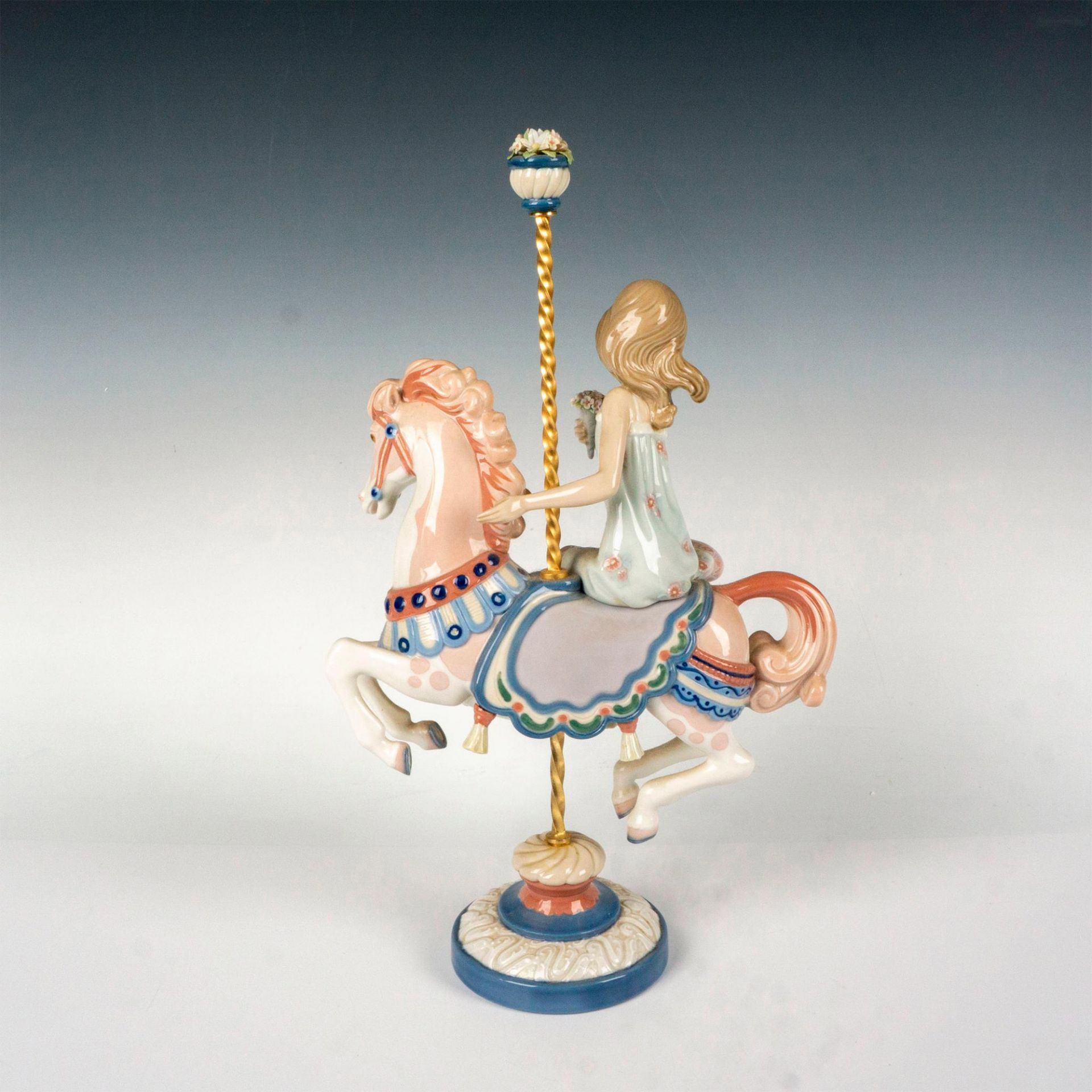 Girl On Carousel Horse 1001469 - Lladro Porcelain Figurine - Image 2 of 3