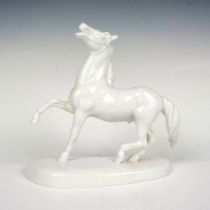 Herend Porcelain Figurine, Prancing Horse