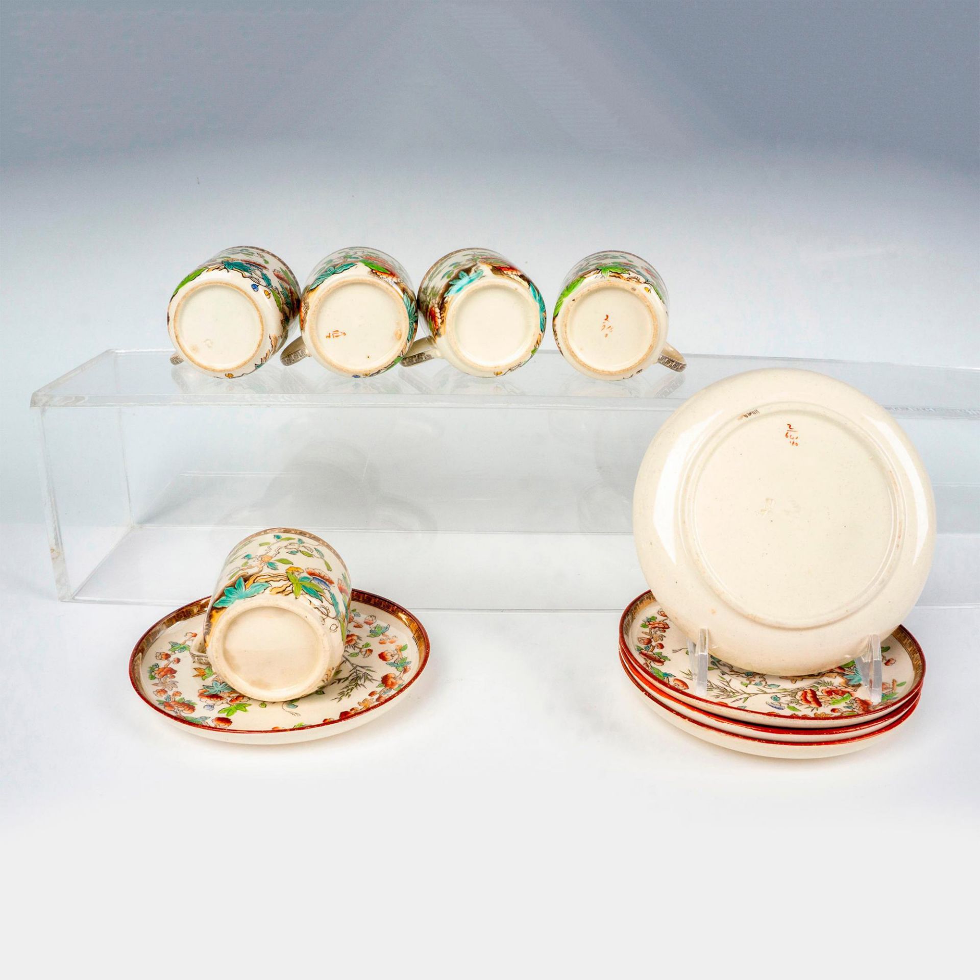 10pc Copeland Demitasse Cups and Saucers - Image 3 of 3