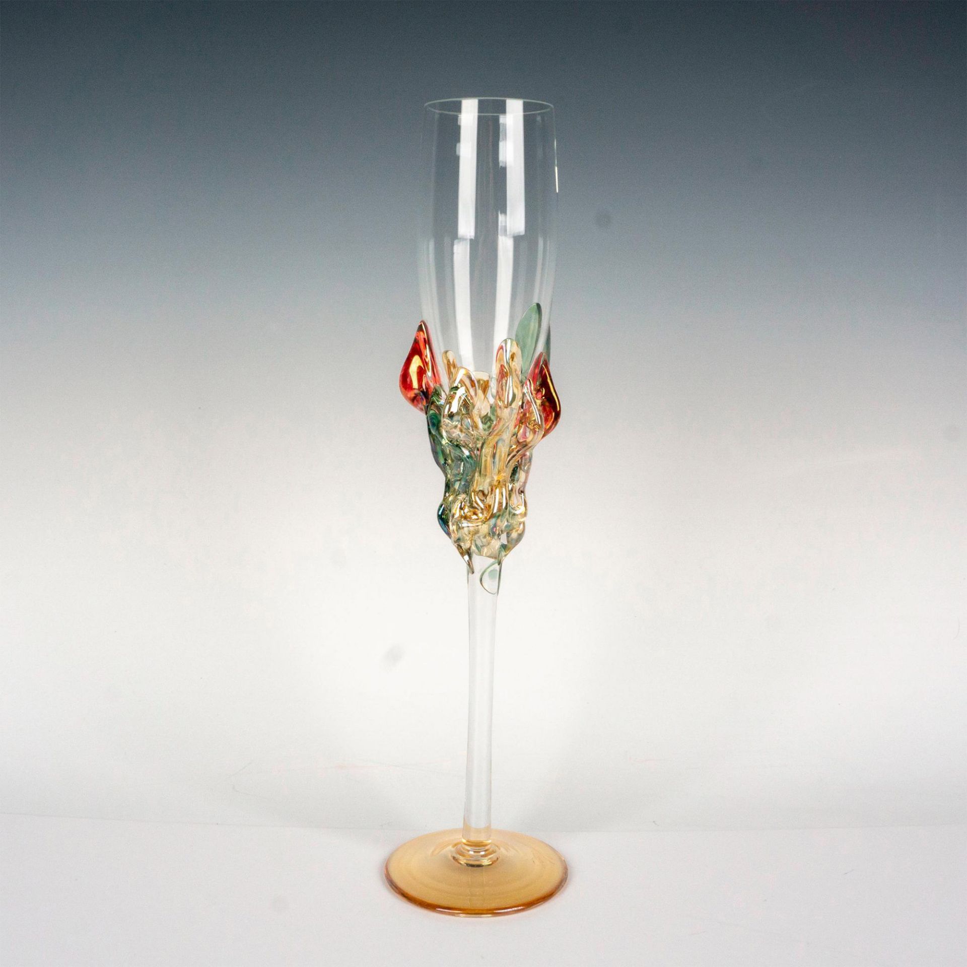 Jon Art Glass Toasting Champagne Flute - Bild 2 aus 4